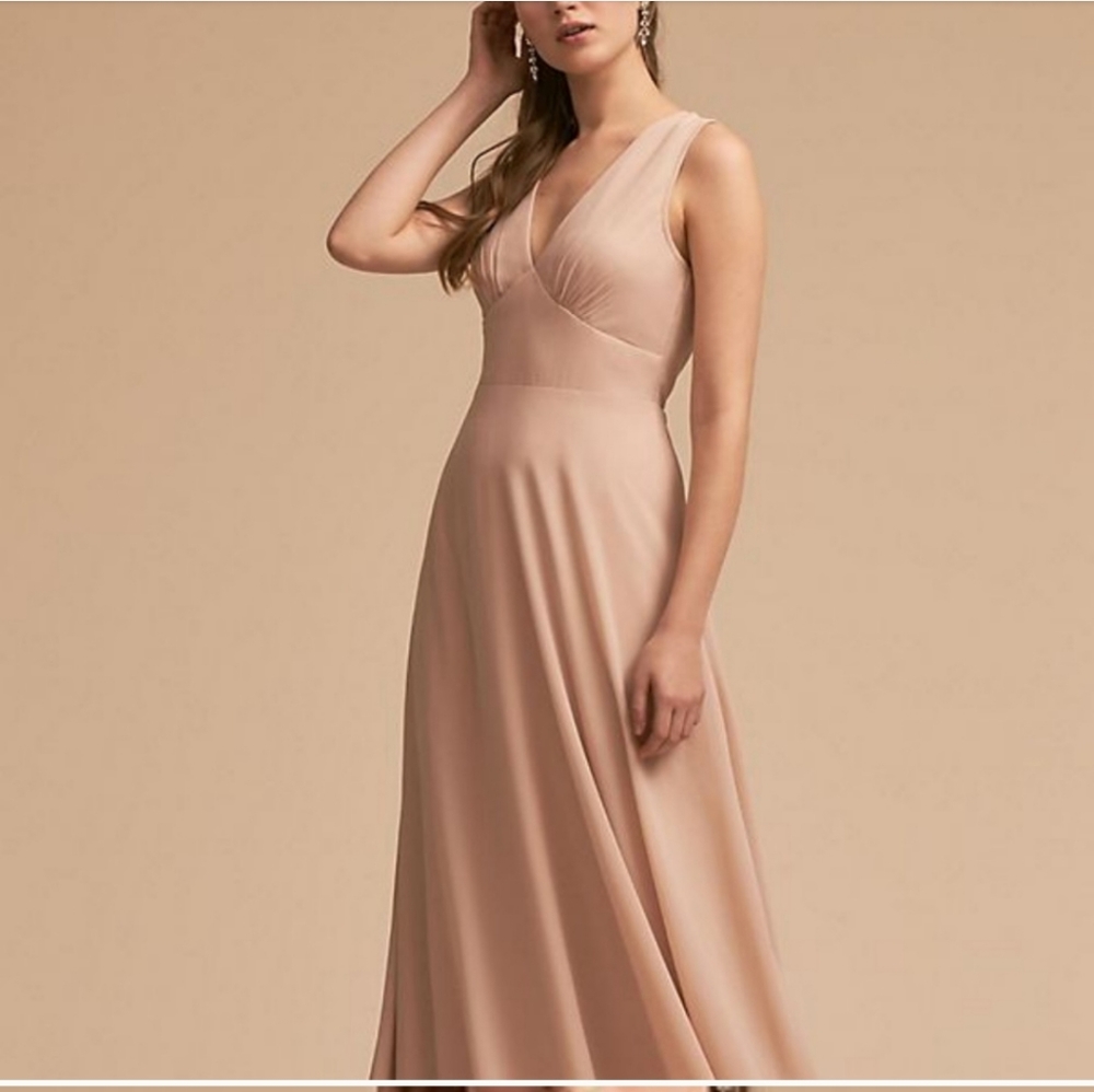 BHLDN Chiffon Empire Waist Maxi Dress NWT
